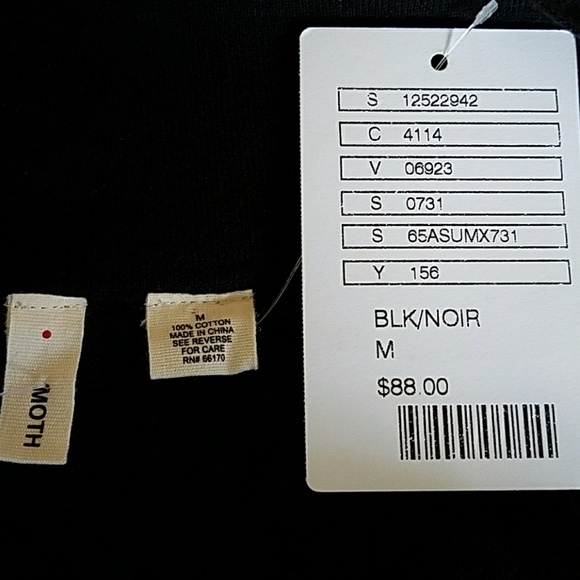 Anthropologie Moth Retro Style Tunic Black - Picture 7 of 8